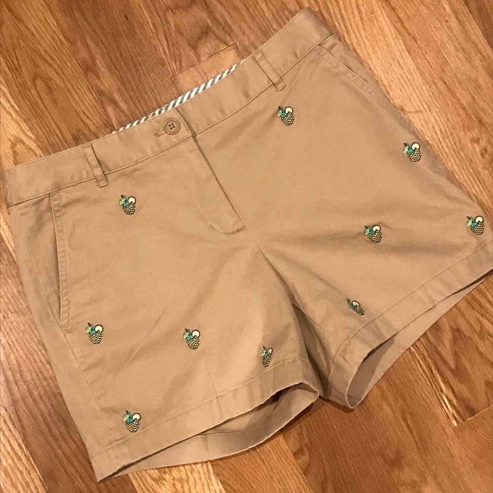 Brooks Brothers pineapple drink shorts, NWT, 6. Absolutely adorable tropical!